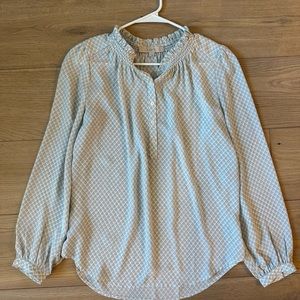 Long sleeve blouse from Loft